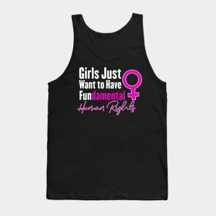 womens rights are human rights design for womens rights supporter Tank Top